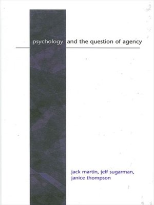cover image of Psychology and the Question of Agency